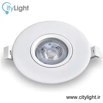 قاب هالوژن متحرک سفید پارس لایت