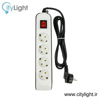 چهار خانه کابل دار ارت دار پارت الکتریک