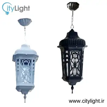 چراغ حیاطی آویز دوستان مدل ماهان
